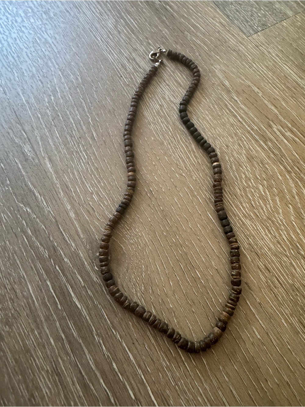 Brown coconut shell necklace